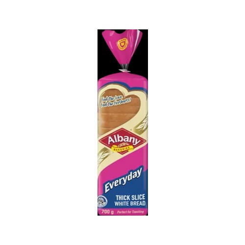 Albany Superior Thick Sliced White Bread Loaf 700g