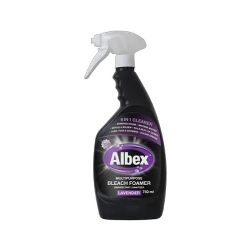 albex lavender multipurpose bleach foamer spray 750ml
