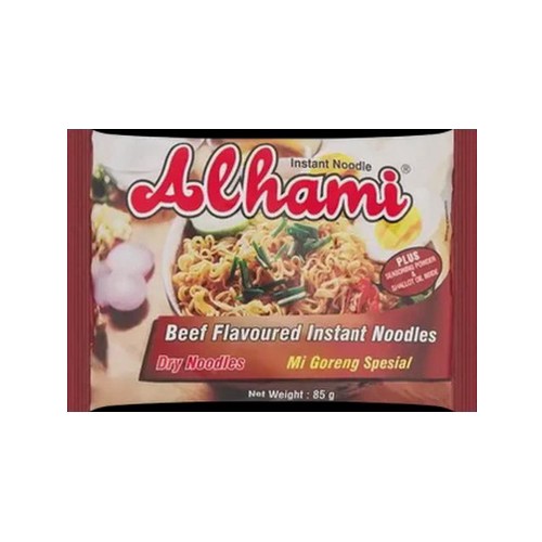 Alhami Beef Flavoured Instant Noodles 85g