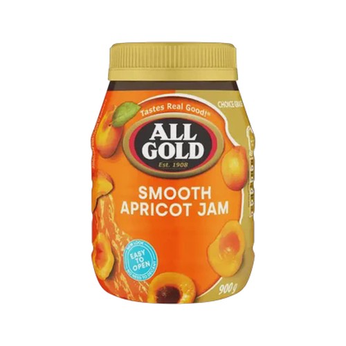 all gold smooth apricot jam 900g