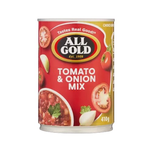 all gold tomato & onion mix 410g