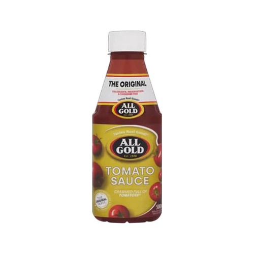 all gold tomato sauce bottle 500ml