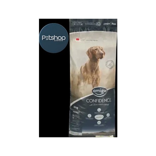 Amigo Confidence Large Adult Dry Dog Food with Karoo Ostrich & Lamb 8kg