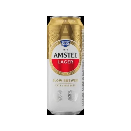 Amstel Lager Beer Can 500ml