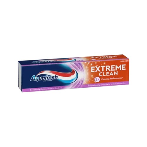 aquafresh extreme clean fluoride toothpaste 75ml