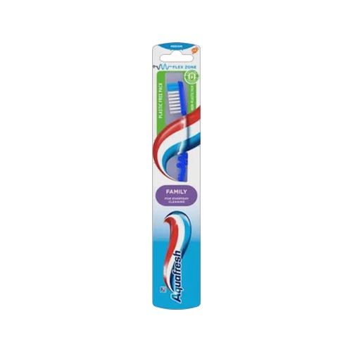 aquafresh medium family toothbrush
