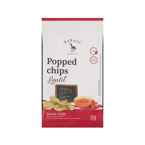 Bakali Sweet Chilli Flavoured Lentil Popped Chips 85g
