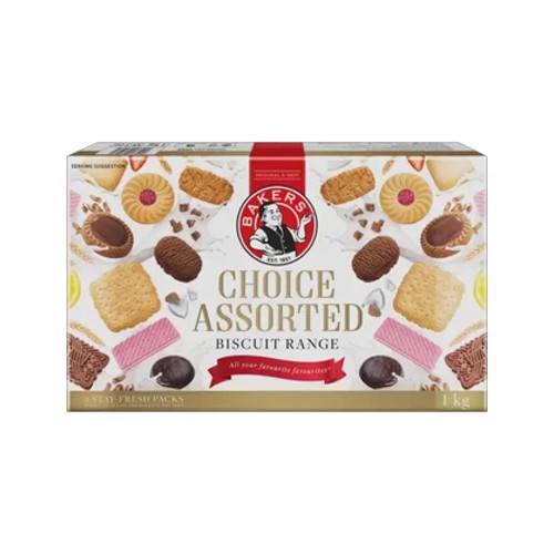 Bakers Choice Assorted Range Biscuits 1kg