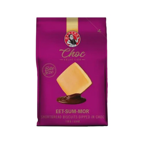 Bakers Eet-Sum-Mor Choc Selection Shortbread Biscuits 110g