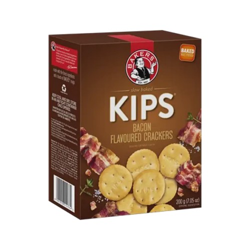 Bakers Kips Bacon Flavoured Crackers 200g