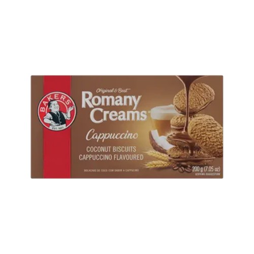 Bakers Romany Creams Cappuccino Flavoured Biscuits 200g