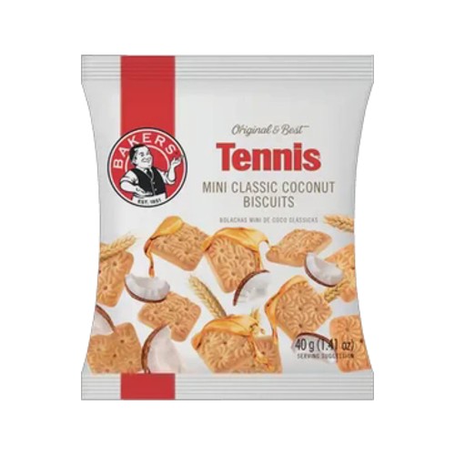 Bakers Tennis Mini Classic Coconut Biscuits 40g