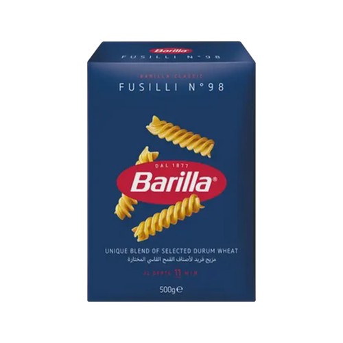 barilla pasta fusilli 500g