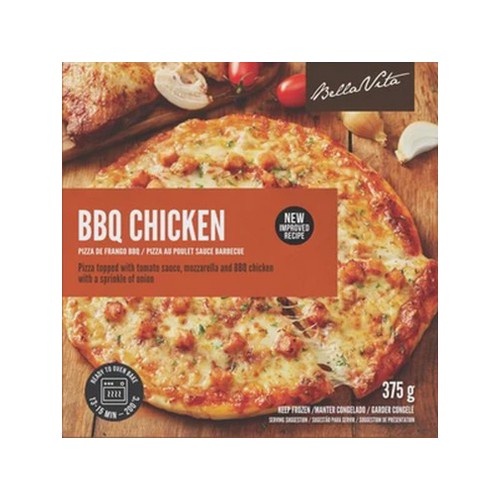 Bella Vita Frozen BBQ Chicken Pizza 375g