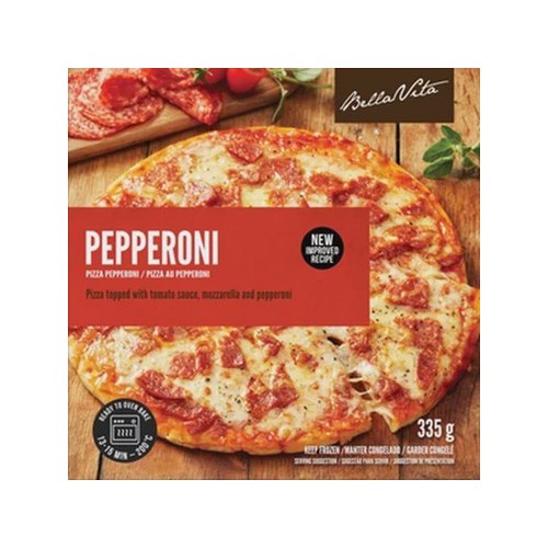 Bella Vita Frozen Pepperoni Pizza 335g