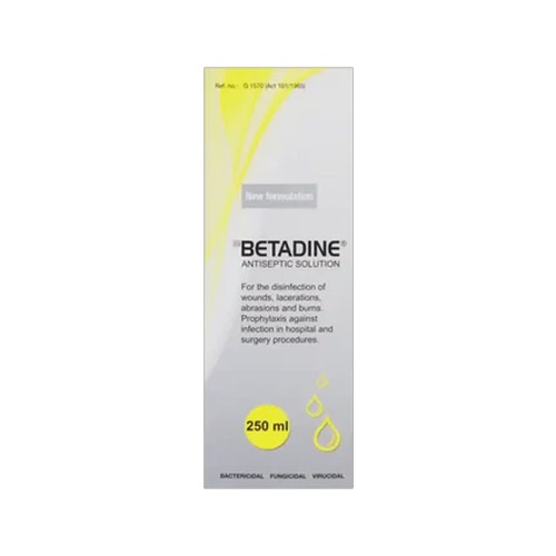 betadine antiseptic solution 250ml