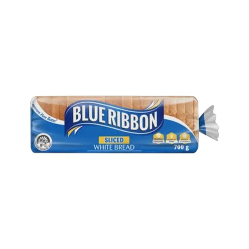 blue ribbon sliced white bread 700g