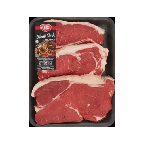 Butchery Beef Steak Pack Per KG