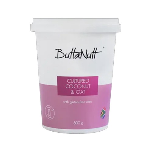 buttanutt cultured coconut & oat yoghurt alternative 500g