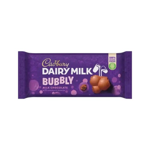 Cadbury Dairy Milk Bubbly Chocolate Slab 150g