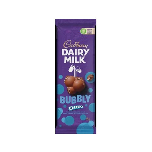 Cadbury Dairy Milk Bubbly Oreo Chocolate Slab 95g