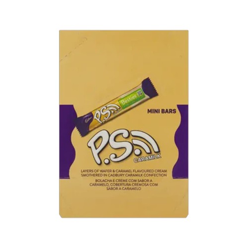 Cadbury Ps Caramilk Mini Chocolate Bars 24 x 19g