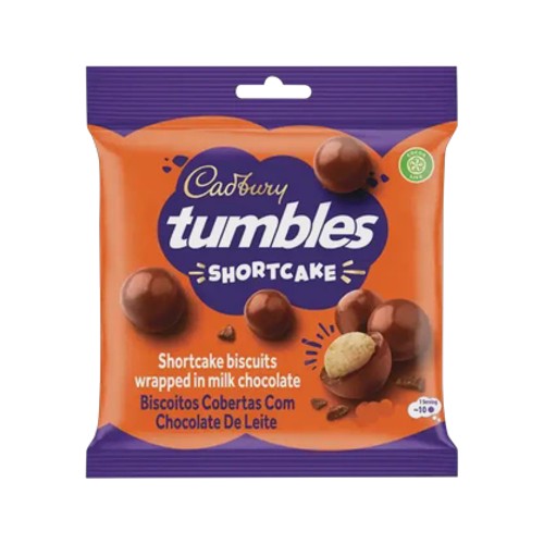 Cadbury Tumbles Shortcake Biscuits in Milk Chocolate 170g