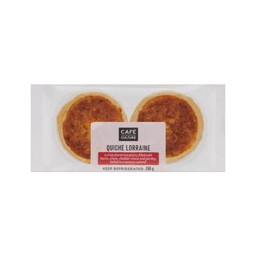 Café Culture Lorraine Fresh Quiche 2 x 140g