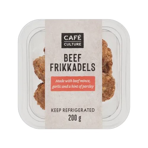 cafe culture beef frikkadels 200g