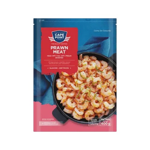 cape point frozen prawn meat 400g
