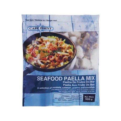 Cape Point Frozen Seafood Paella Mix 500g