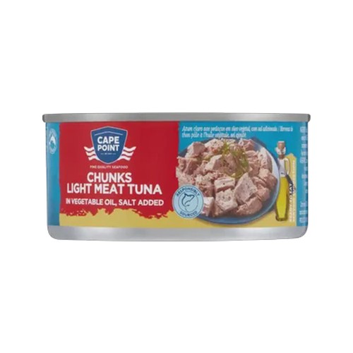 cape point light meat tuna chunks in vegetable oil 170g