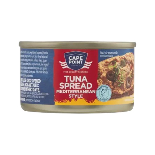 cape point mediterranean style tuna spread 95g