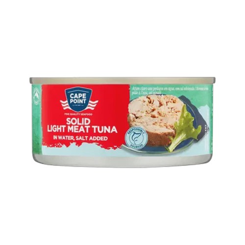 cape point solid light meat tuna in water 170g