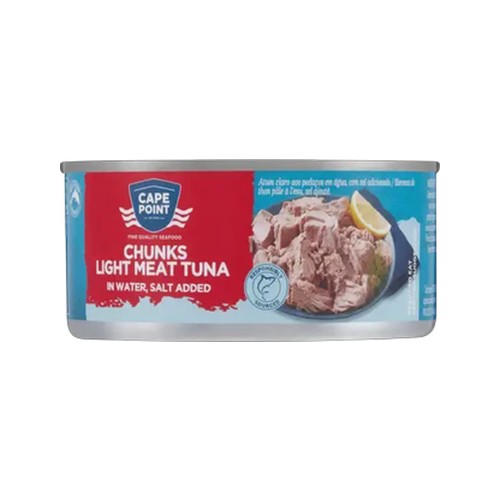 cape point tuna chunks in salt water 170g