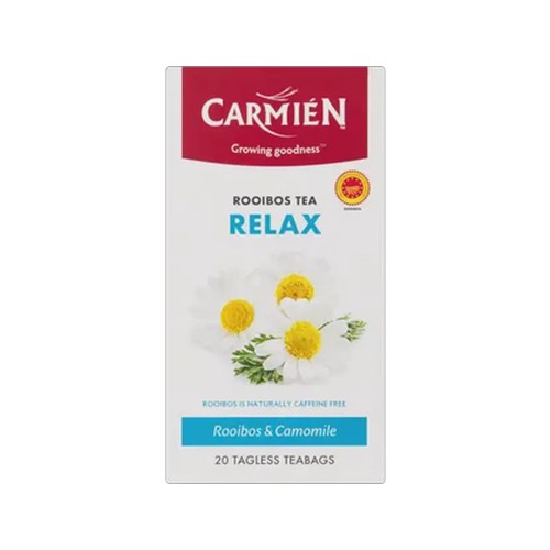 carmien rooibos & chamomile teabags 20 pack