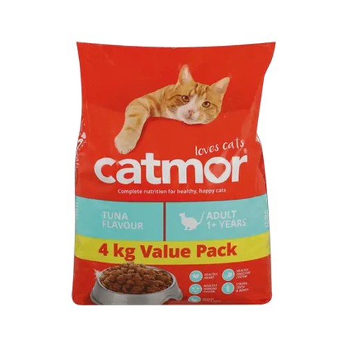 Catmor Tuna Flavoured Adult Cat Food 4kg