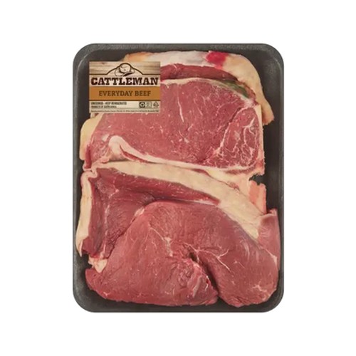 cattleman everyday beef steaks 1000g - 1200g