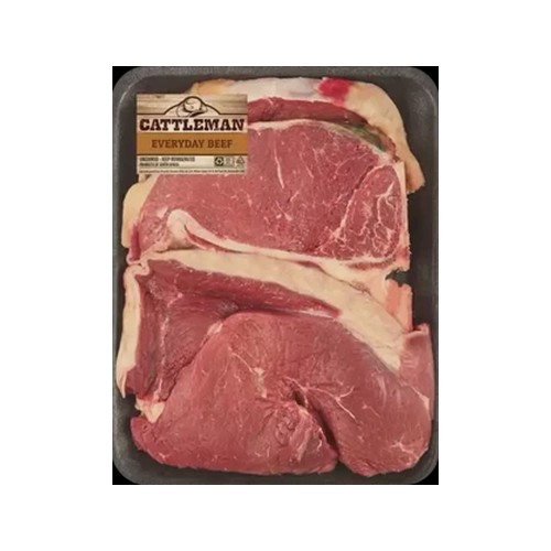 Cattleman Everyday Beef Steaks Per kg
