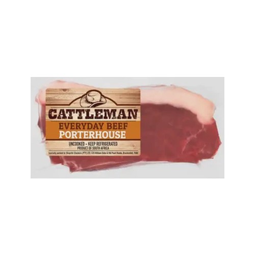 cattleman porterhouse steak 350g - 500g