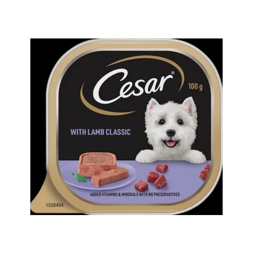 Cesar Classic Lamb Adult Wet Dog Food 100g