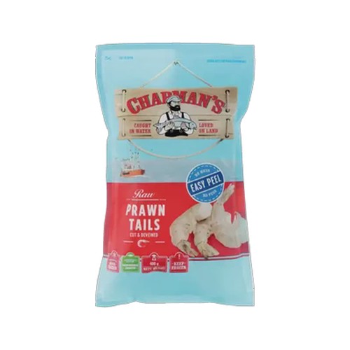 chapmans frozen prawn tails 400g