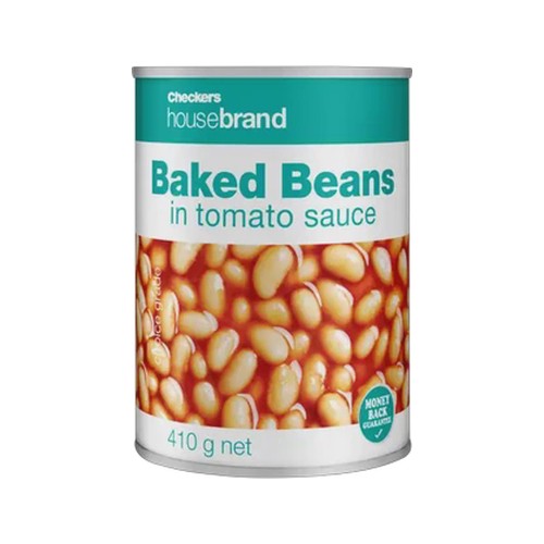 Checkers Housebrand Baked Beans In Tomato Sauce 410g