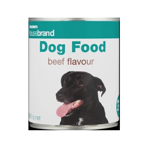 Checkers Housebrand Beef Dog Food Can 820g