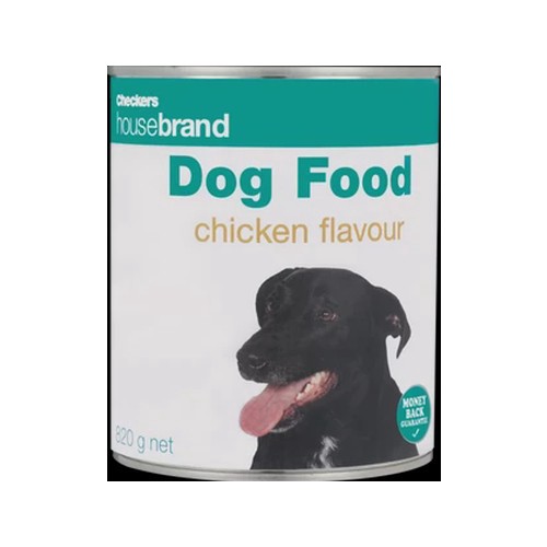 Checkers Housebrand Chicken Dog Food Can 820g