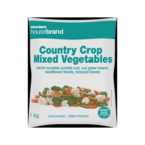 Checkers Housebrand Country Crop Frozen Vegetables 900g
