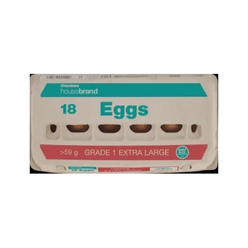 Checkers Housebrand Extra Large Eggs 18 Pack
