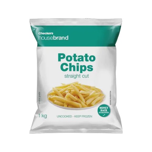 Checkers Housebrand Frozen Potato Chips 1kg