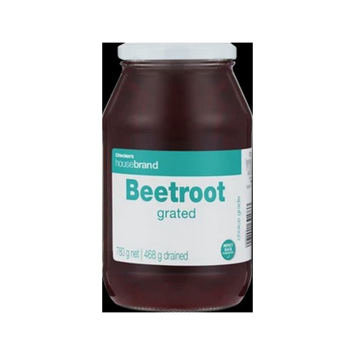 Checkers Housebrand Grated Beetroot 780g