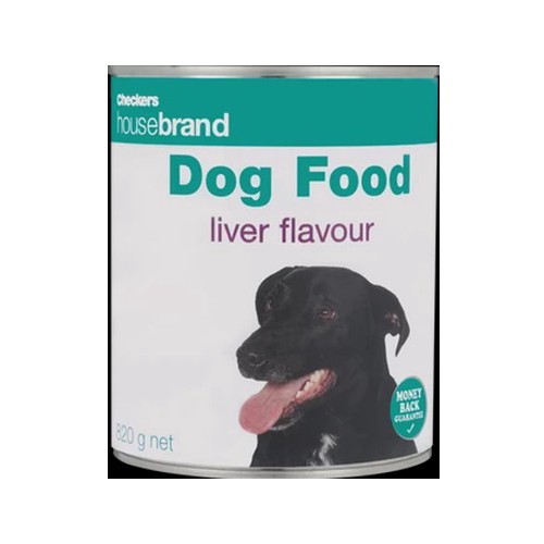 Checkers Housebrand Liver Dog Food Can 820g